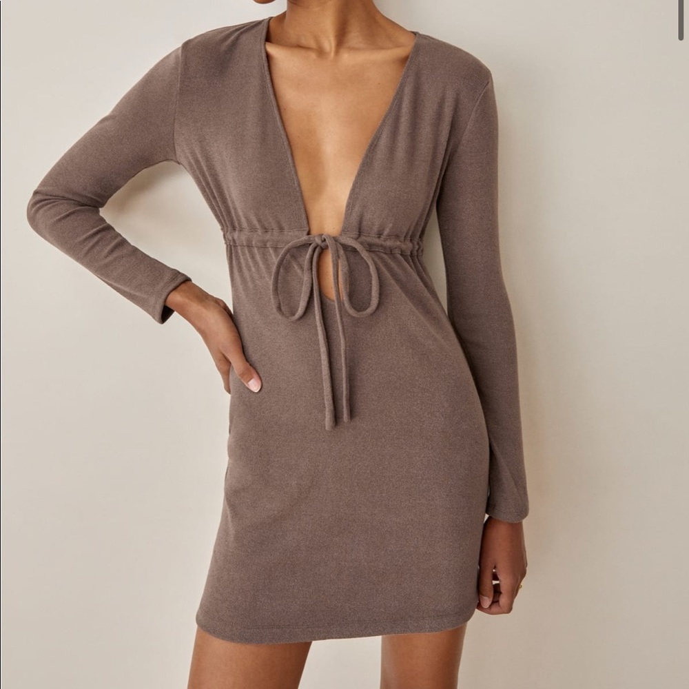 NWT Reformation Karah Dress - White - L
